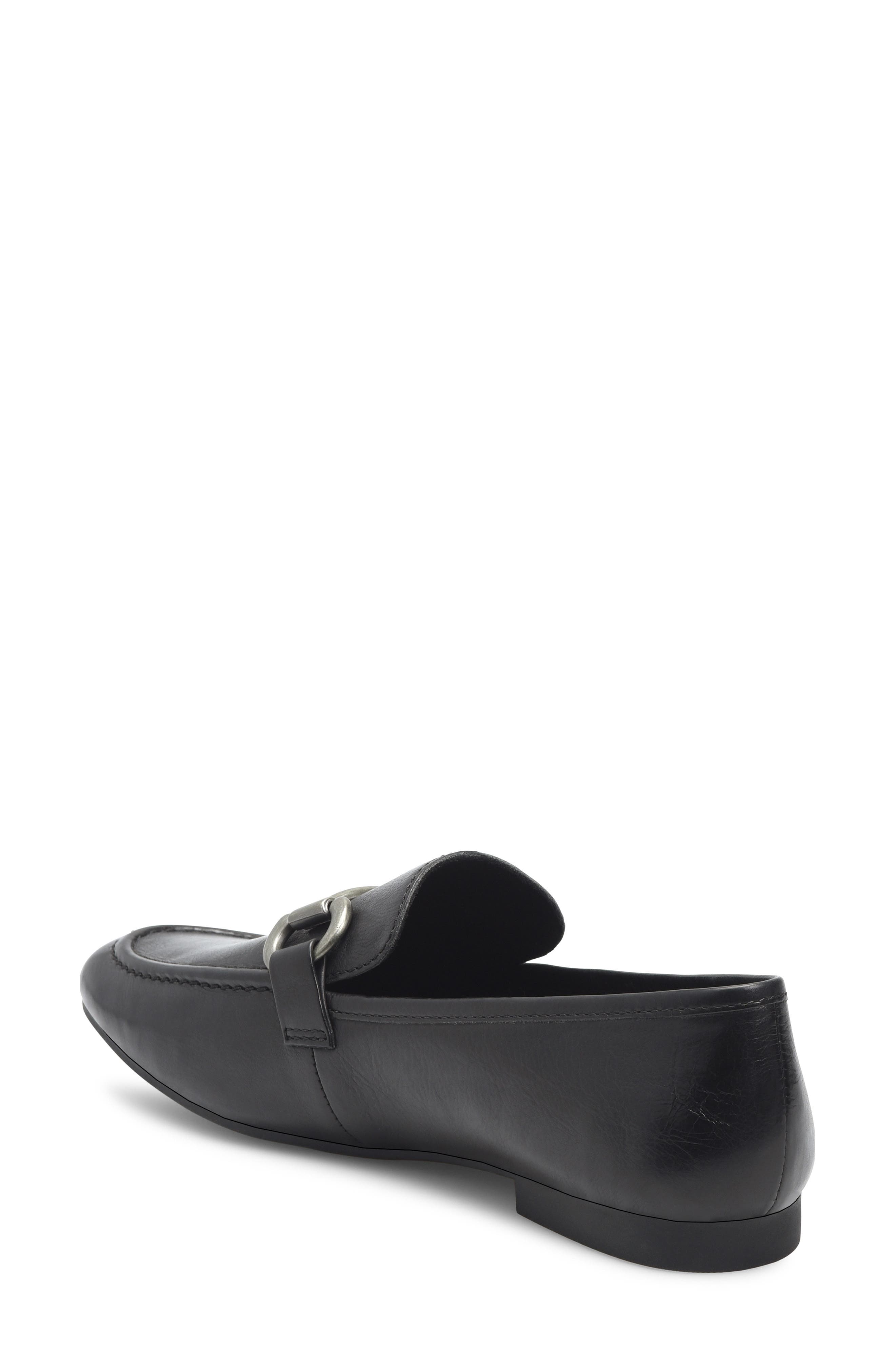 Børn Leyla Moc Toe Bit Loafer, Alternate, color, Black Leather