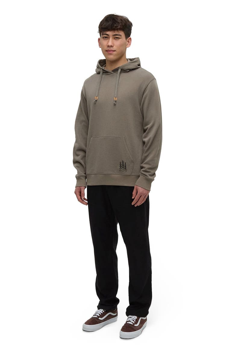Getaway Relaxed Hoodie, Main, color, Timber/Meteorite Black
