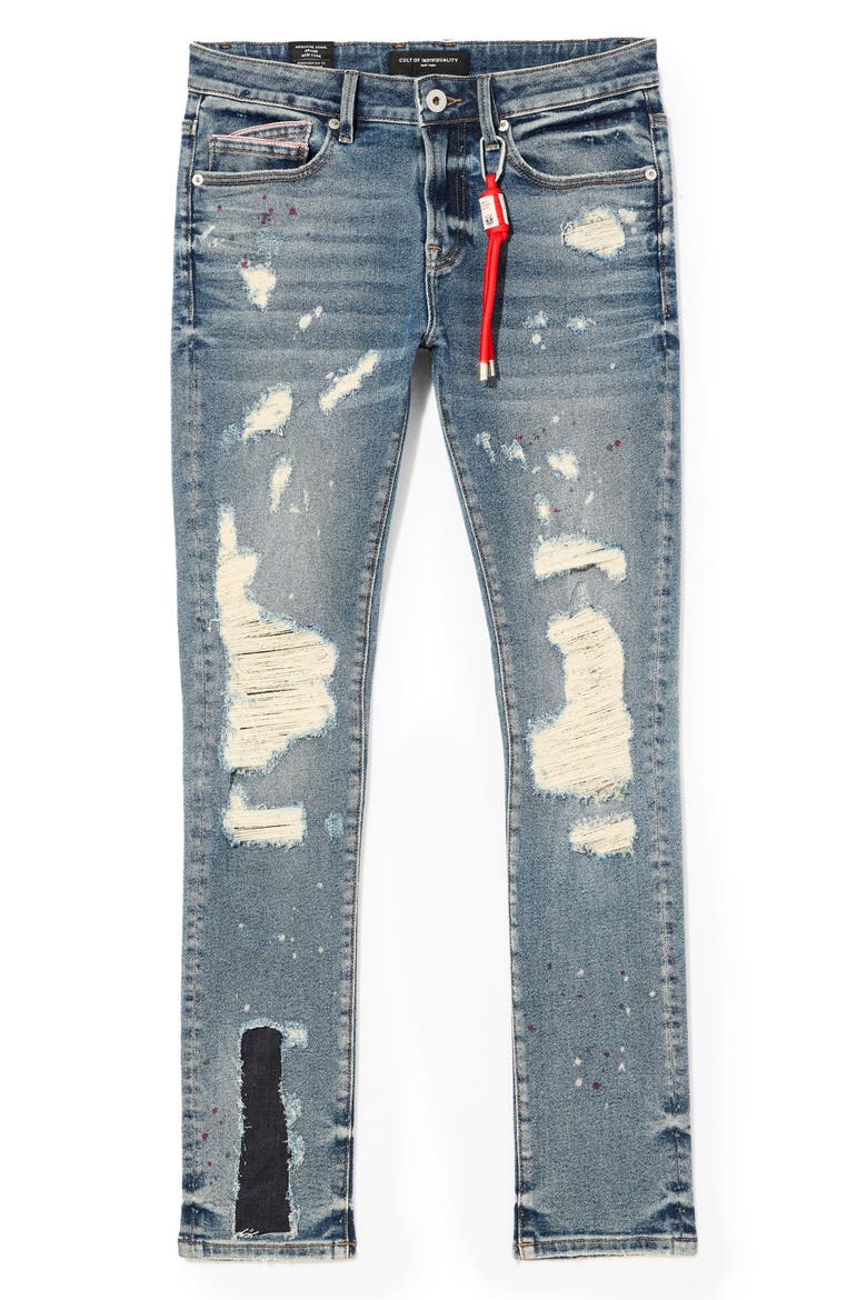 Punk 601 Ripped Super Skinny Jeans, Alternate, color, ARLO