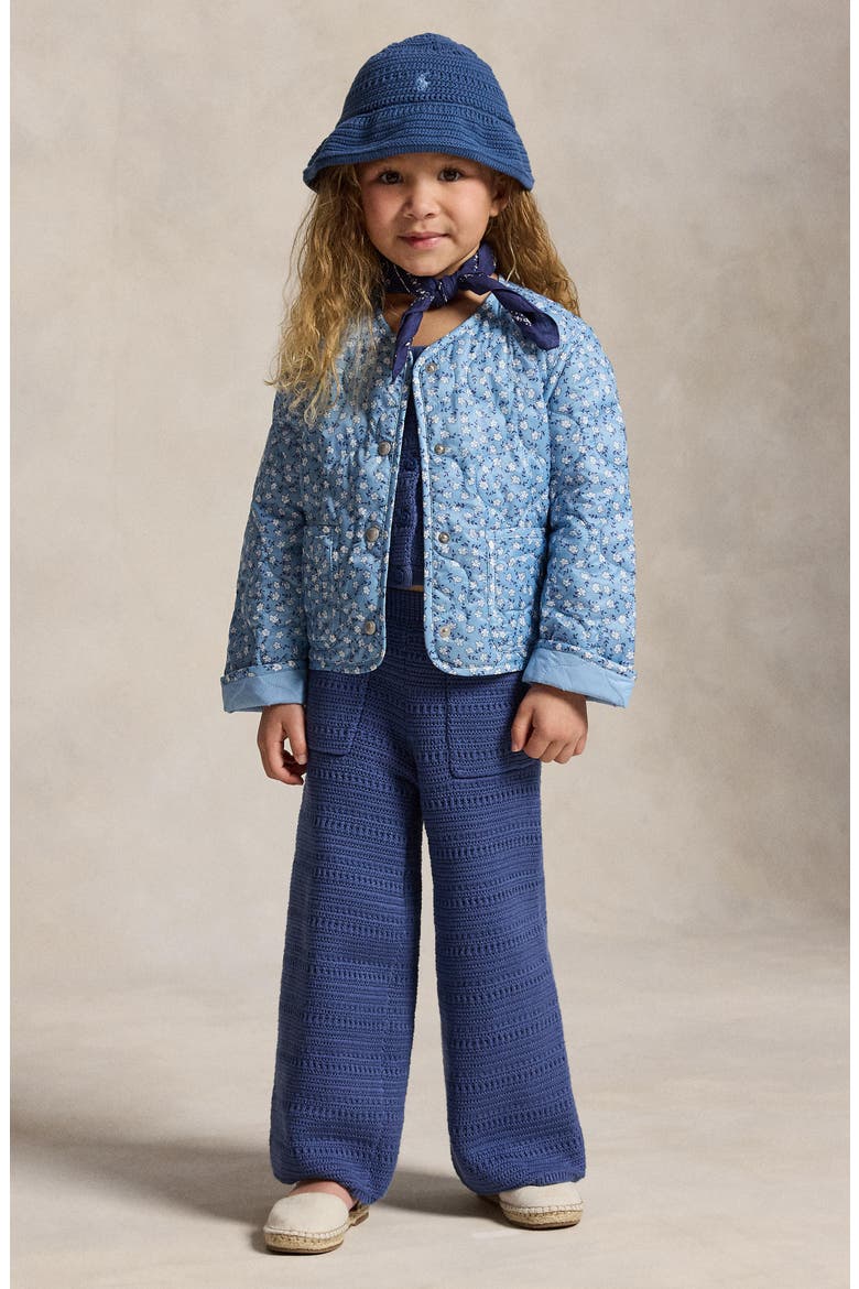 Kids' Floral Quilted Jacket, Alternate, color, GEORGEANA FLORAL