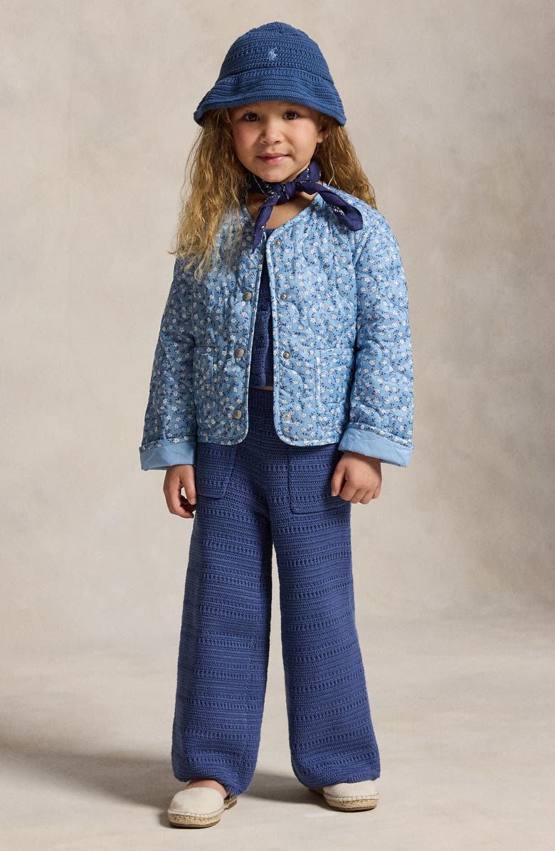 Polo Ralph Lauren Kids' Floral Quilted Jacket, Alternate, color, Georgeana Floral