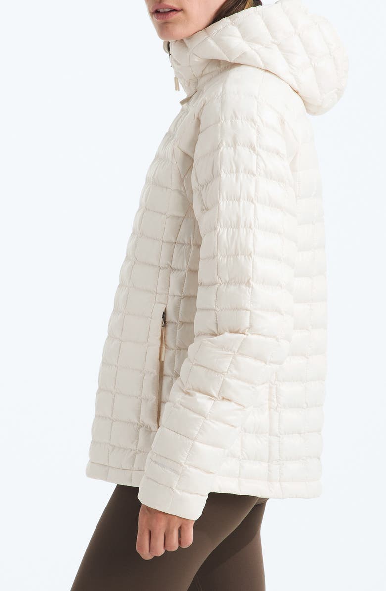 The North Face Thermoball Hooded Jacket, Alternate, color, White Dune