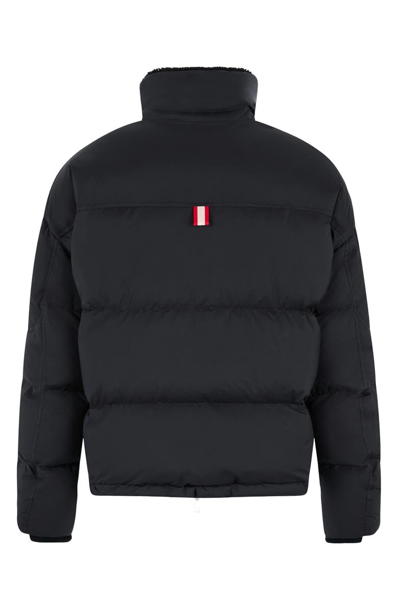 Moose Knuckles Everest Fleece Collar Down Puffer Jacket, Alternate, color, Black