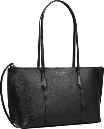 ★関税込み★ Tory Burch BLACK LEATHER PERRY TOTE BAG Tory Burch Perry Triple-Compartment Tote Bag | Saks Fifth Avenue