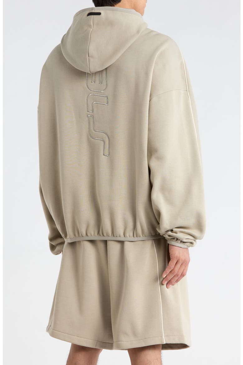 Active Trace Fleece Hoodie, Alternate, color, CONCRETE/DARK CONCRETE HEATHER