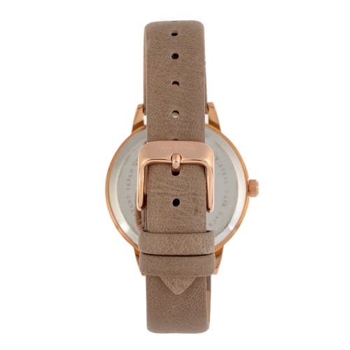 Sophie And Freda Vancouver Quartz Ladies Watch Sf4904 In Tan