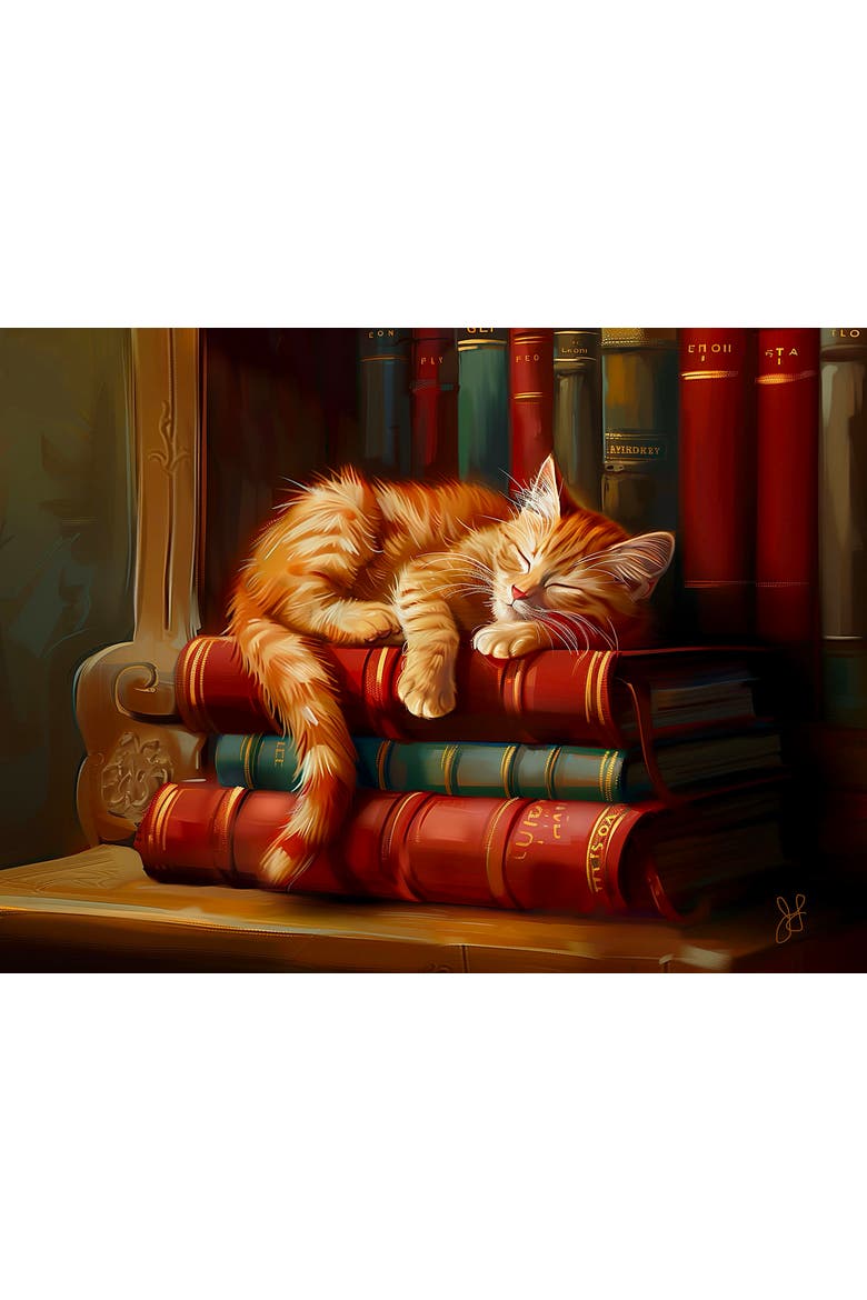 Library Nap 1000 piece Jigsaw Puzzle for Adults, Alternate, color, Multicolor