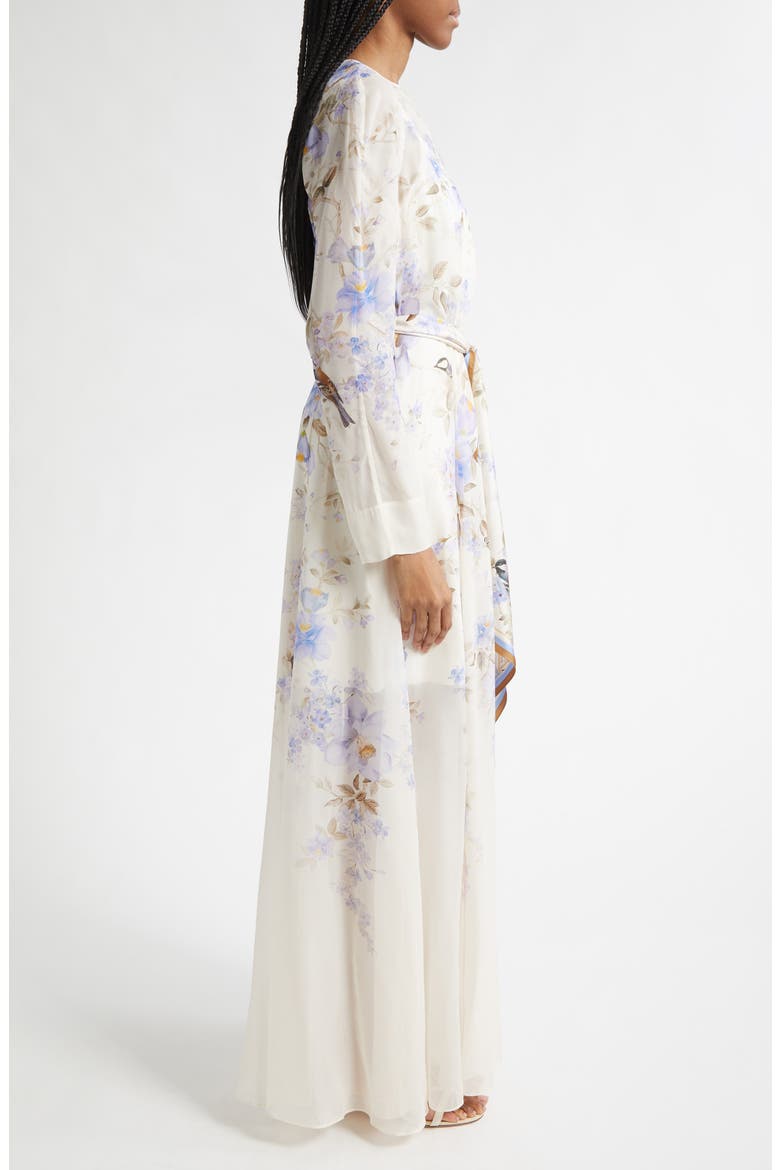 Luna Long Sleeve Maxi Dress, Alternate, color, BLUE SONGBIRD