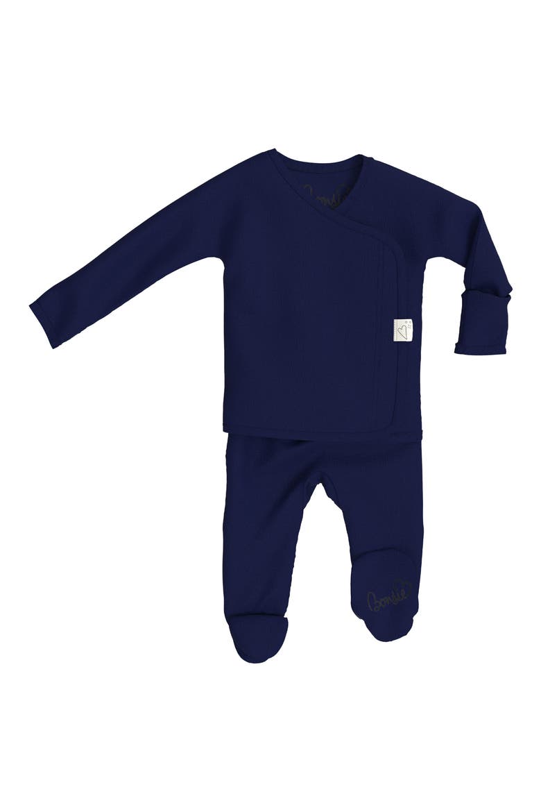 Skin to Skin Girl or Boy Footie, Main, color, MIDNIGHT