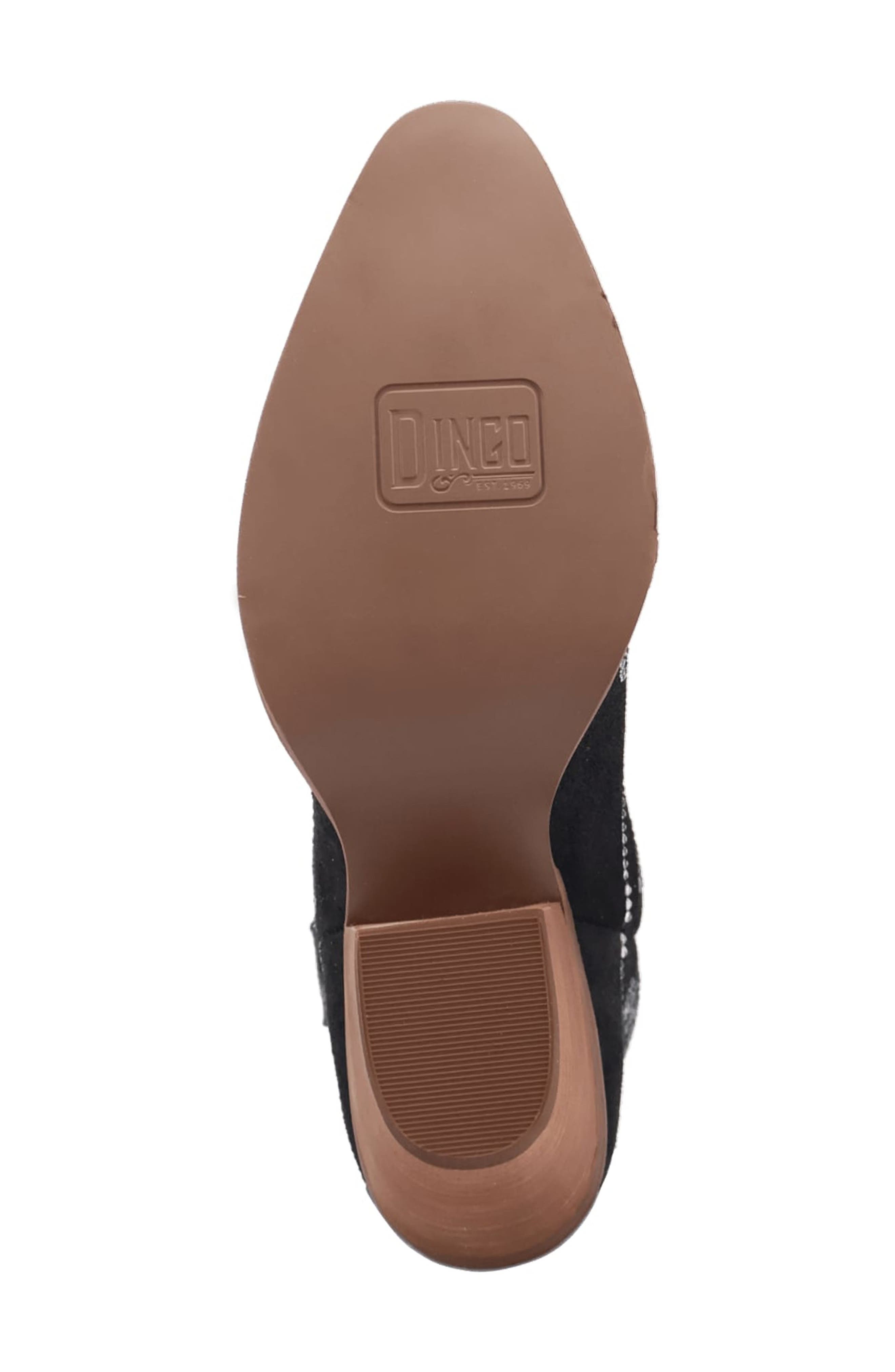 Dingo Tiny Pony Rhinestone Western Boot, Alternate, color, Black