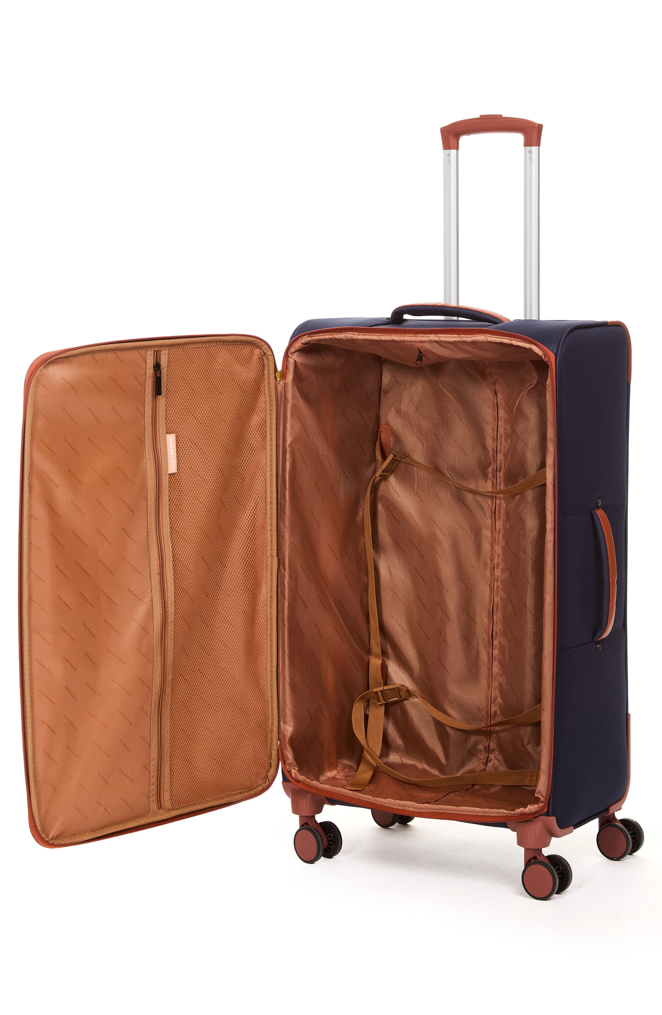 Lucky Brand Mason 28-Inch Spinner Luggage, Alternate, color, Navy