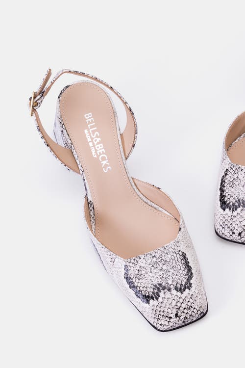 Bells & Becks Lana Mid-heel Slingback In Neutral