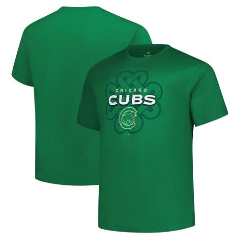 Men's Profile  Kelly Green Chicago Cubs Big & Tall Celtic T-Shirt