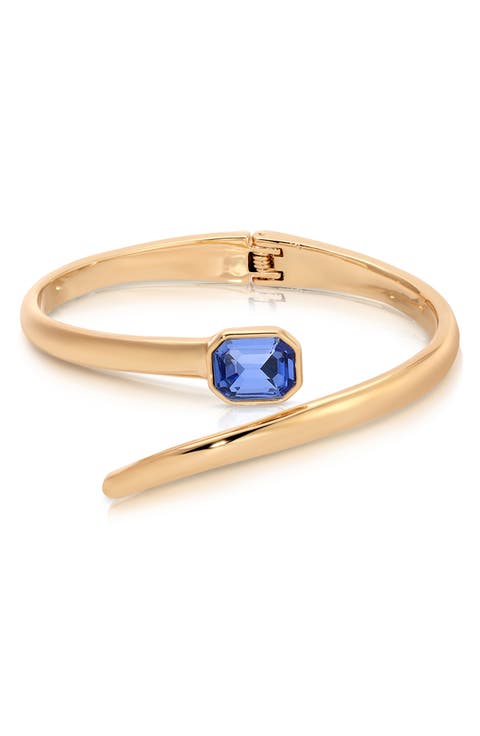 Deco Crystal Hinge Bracelet