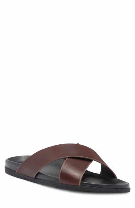 Blake Mckay Jake Cross Strap Leather Sandal