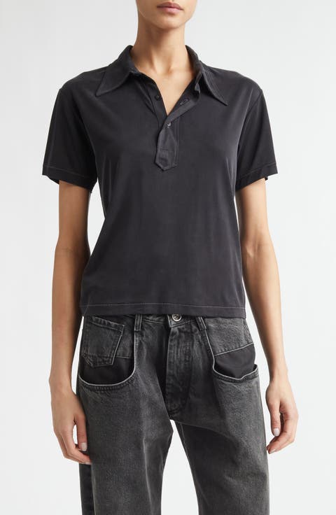 Contrast Stitch Polo