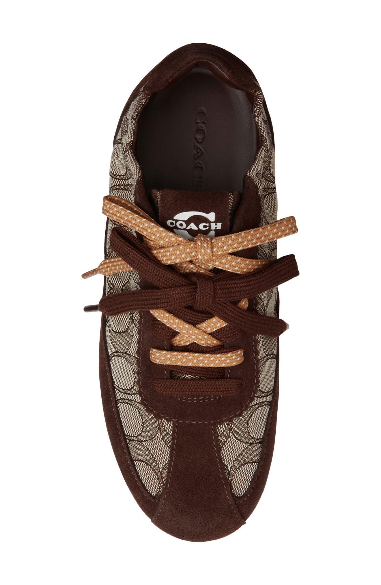 Lace Up Sneaker, Alternate, color, MAPLE/ OAK