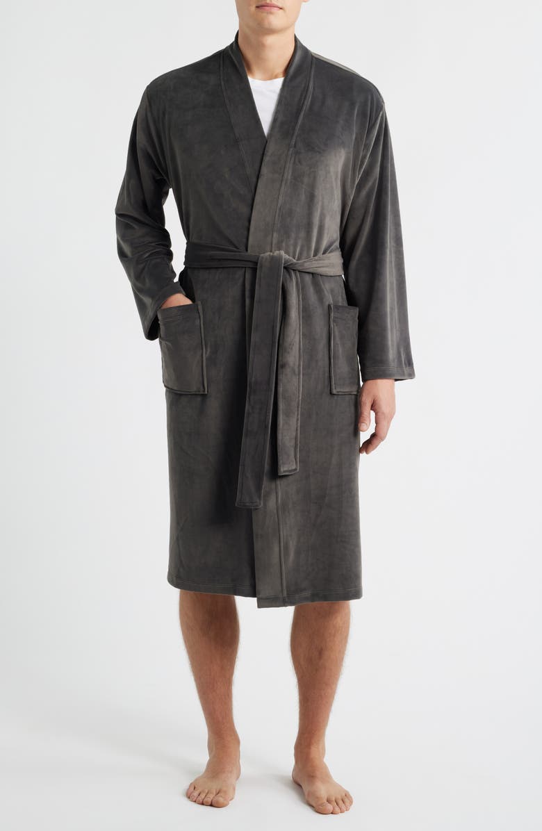 Barefoot Dreams<sup>®</sup> LuxeChic<sup>®</sup> Robe, Main, color, Carbon