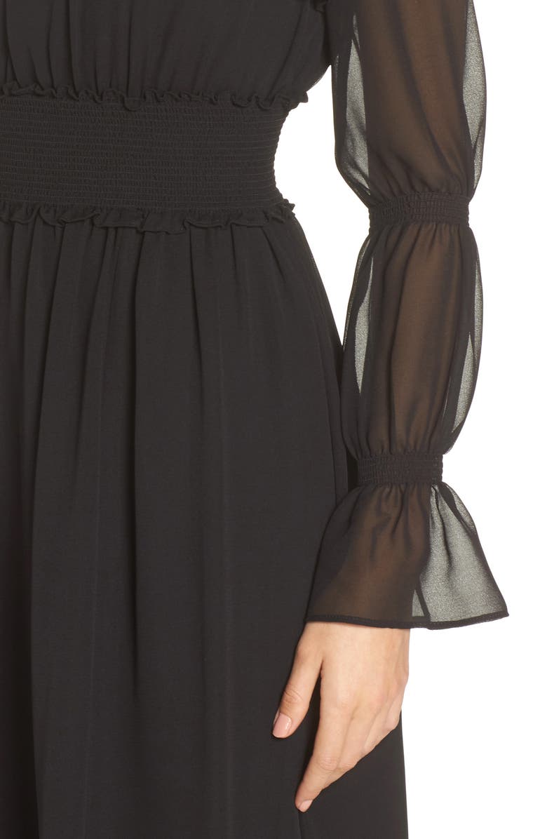 Chelsea28 Ruffle Midi Dress, Alternate, color,