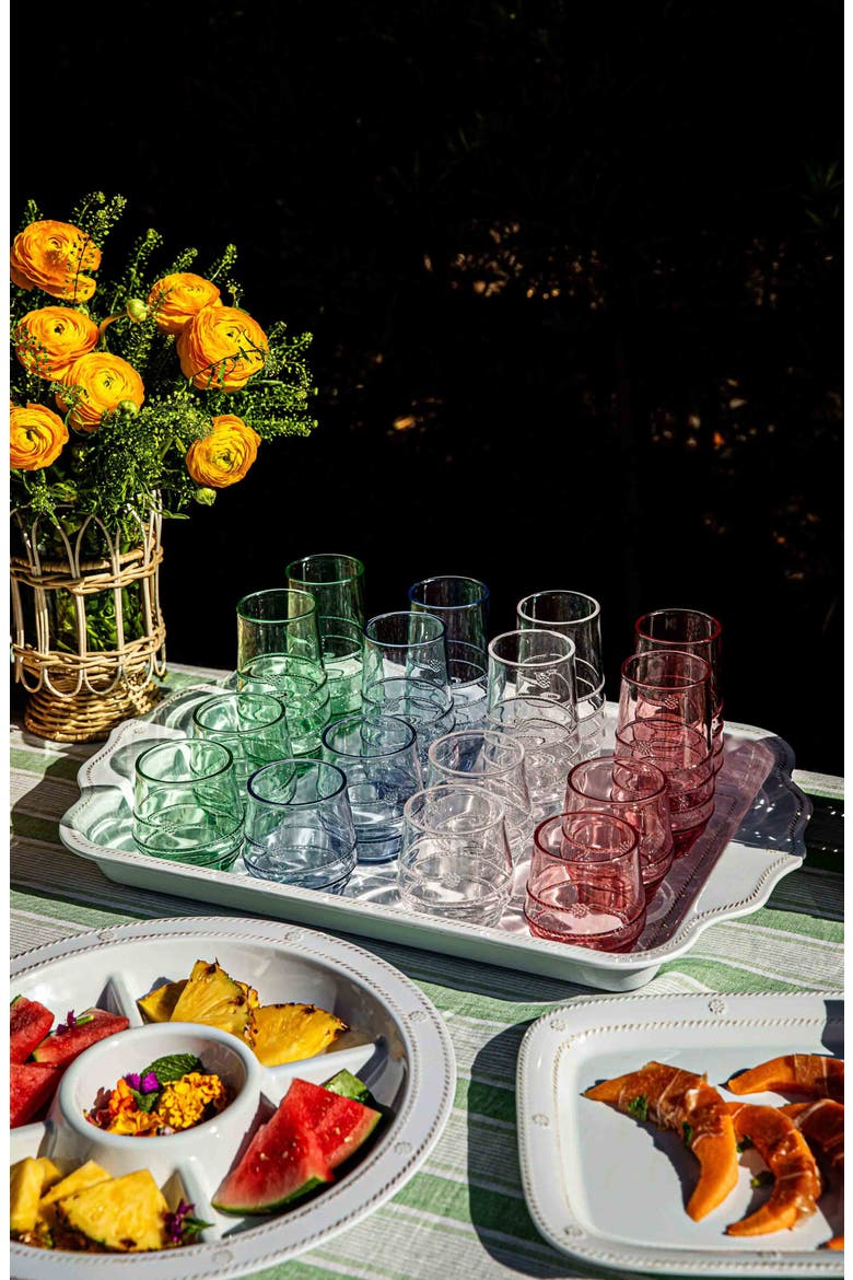 Amalia Set of 4 Acrylic Tumblers, Alternate, color, OCEAN