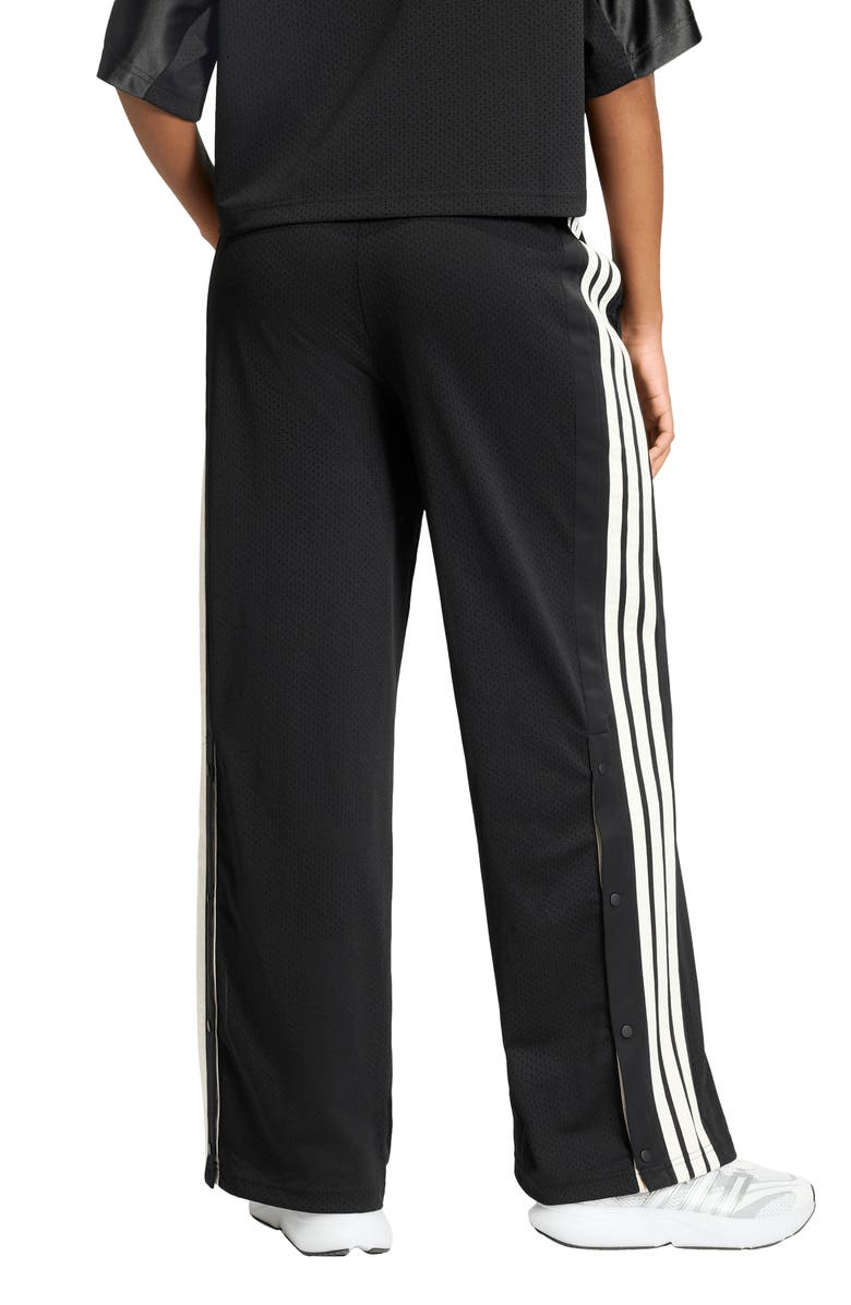 adidas Stadium Mesh Pants, Alternate, color, Black/ White/ Crystal Linen
