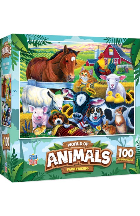 Farm Friends 100 Piece Jigsaw Puzzle
