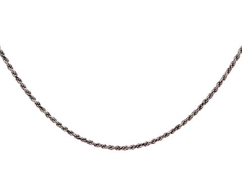 Sterling Silver Rope Chain Necklace, 20-Inch, 2 mm