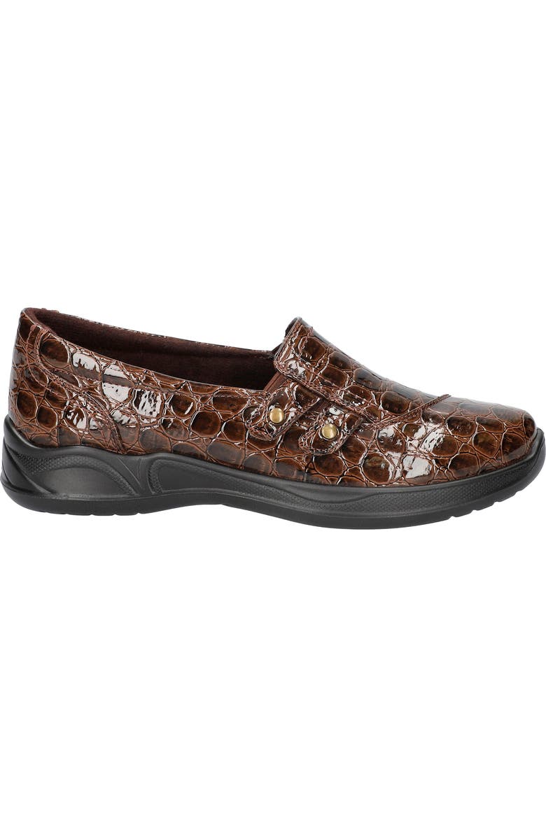 EASY STREET Tune Shoe, Alternate, color, Brown Patent Croco