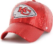 '47 Women's '47 Red Kansas City Chiefs Dazzle Clean Up Adjustable Hat
