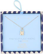 Leith Star Padlock Pendant Necklace
