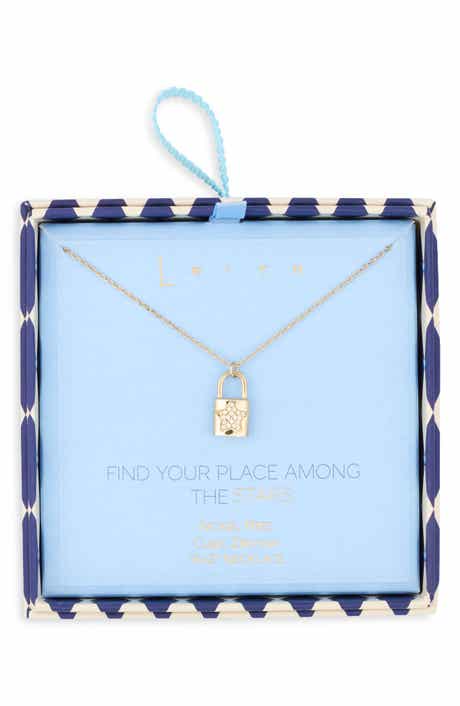Star Padlock Pendant Necklace