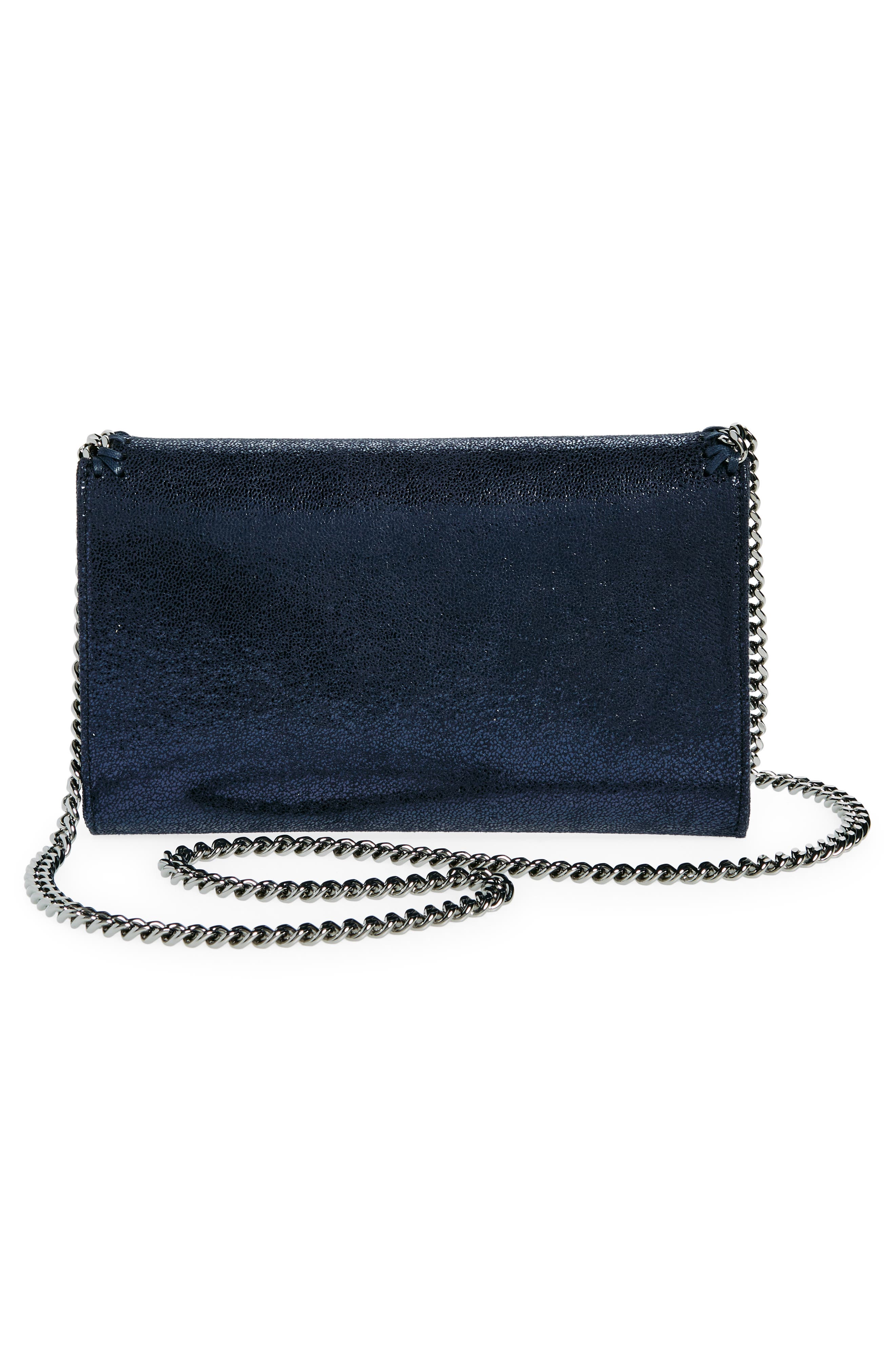 Stella McCartney Mini Falabella Faux Leather Crossbody Bag, Alternate, color, 