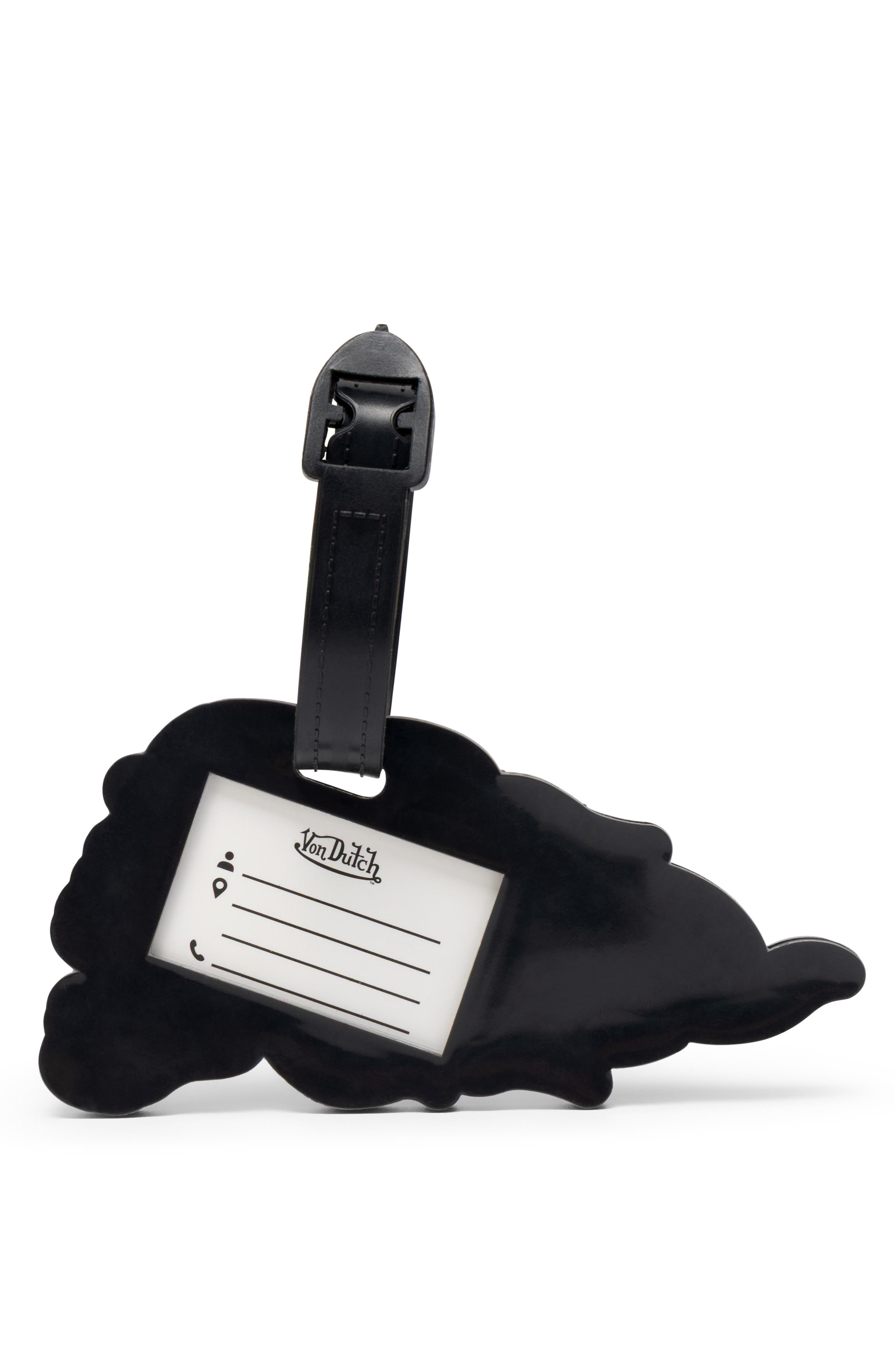 Von Dutch American Heritage 2-Piece Suitcase ID Tag Set with Adjustable Straps, Alternate, color, American Heritage