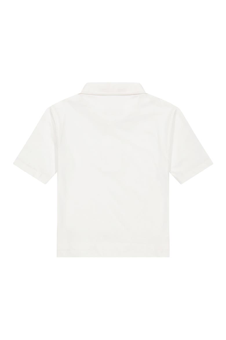 Kids' Cotton Polo, Alternate, color, WHITE