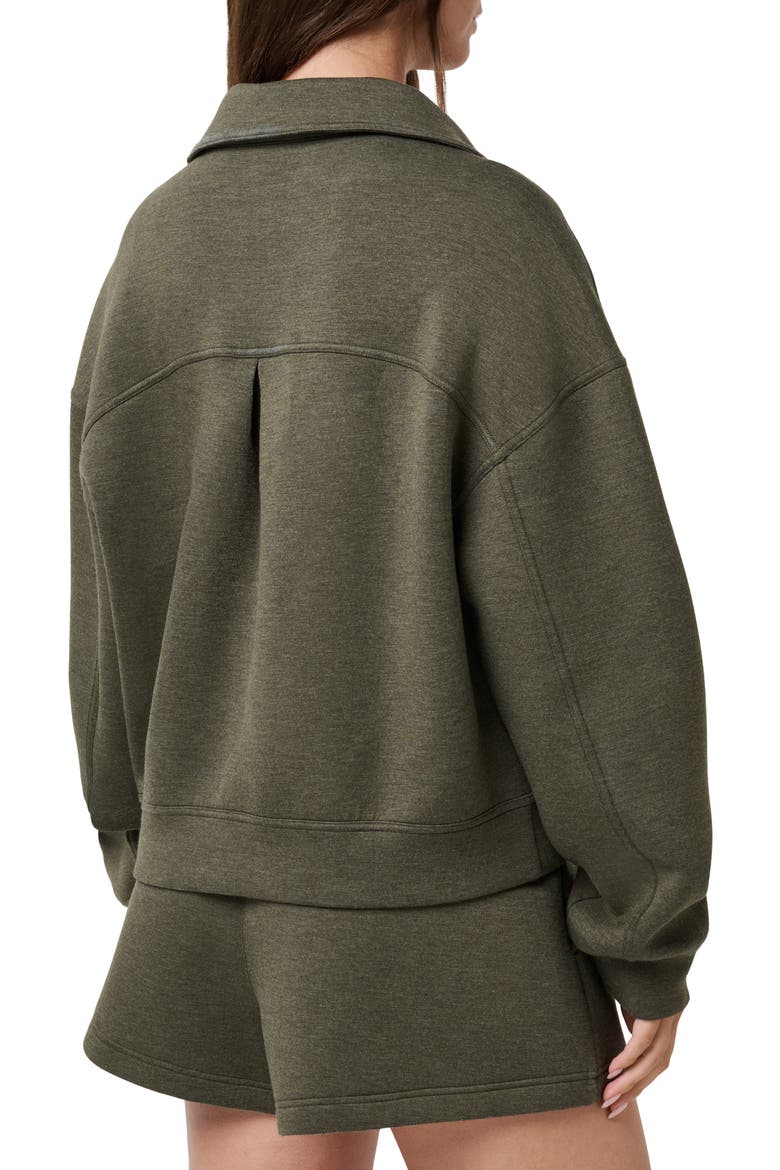 Cloudscape Button-Up Jacket, Alternate, color, HEATHER GRAPE LEAF