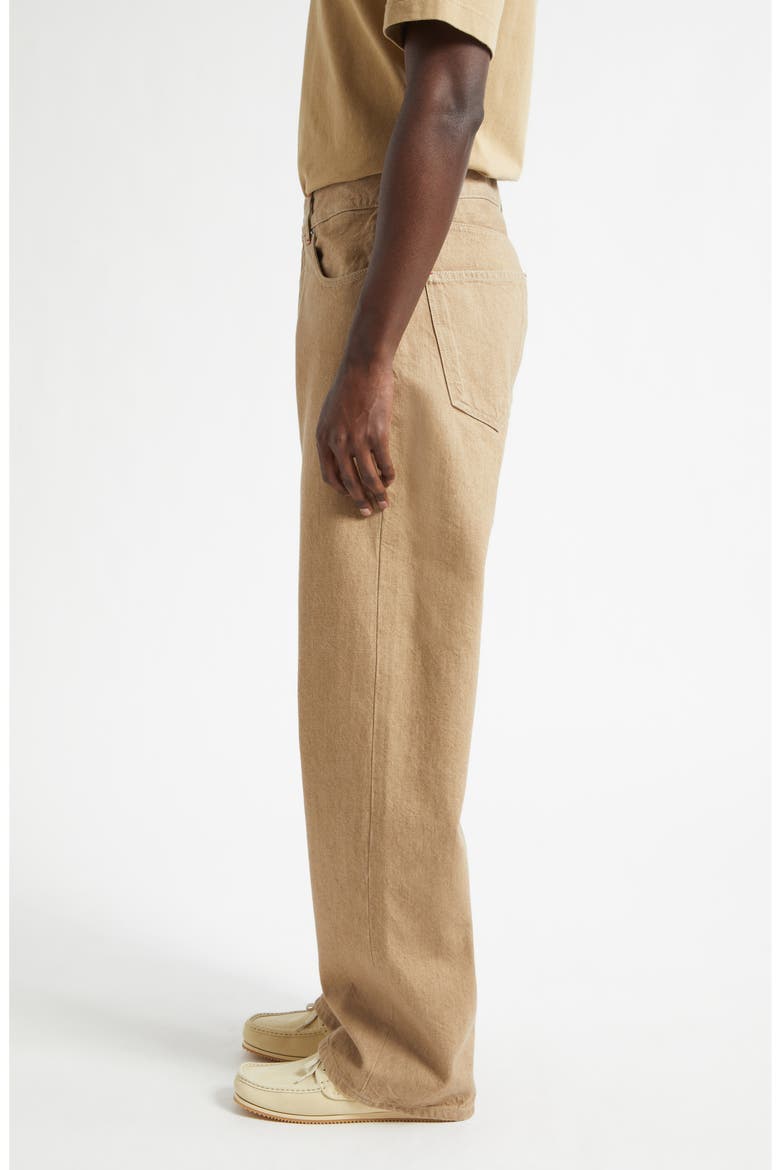 Le de-Nîmes Droit Straight Leg Jeans, Alternate, color, BEIGE