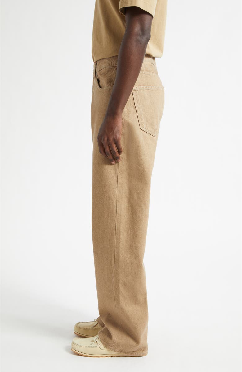 Jacquemus Le de-Nîmes Droit Straight Leg Jeans, Alternate, color, Beige