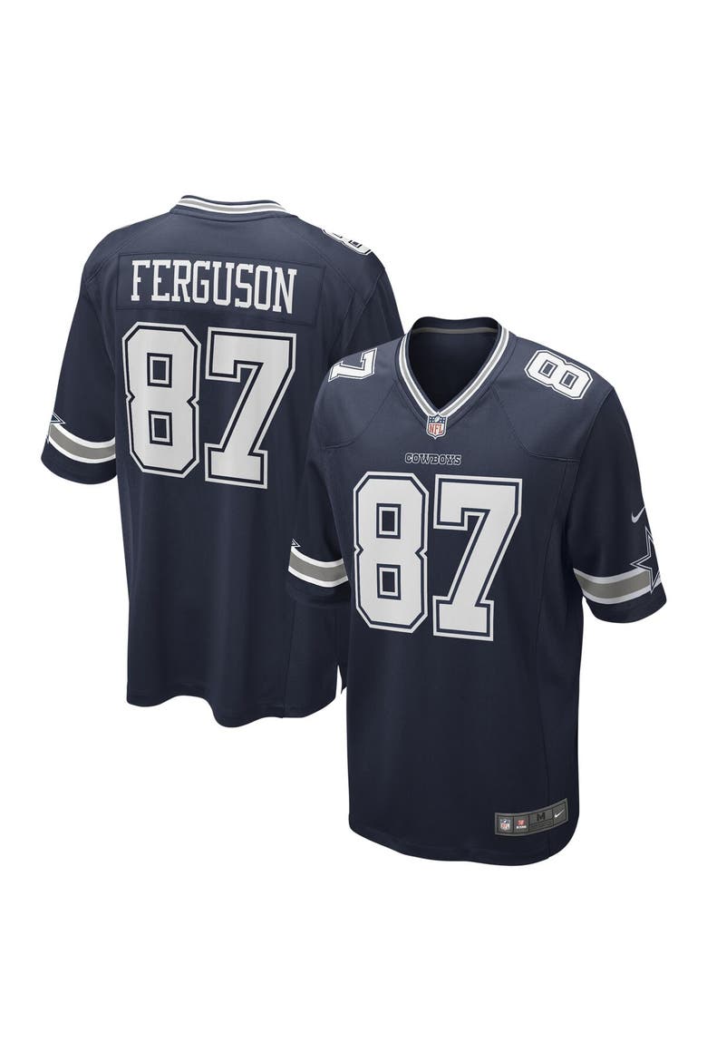 Men's Nike Jake Ferguson Navy Dallas Cowboys Game Jersey, Alternate, color, Navy