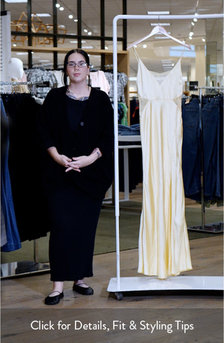 Solstitce Satin Maxi Dress, sales video thumbnail