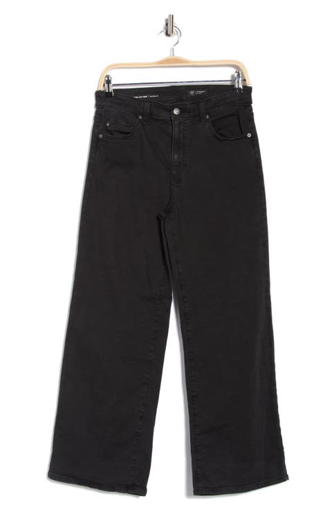 Cherise Crop Wide Leg Jeans (Altered Black)