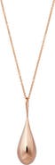 Roseate Large WaterDrop Pendant Necklace
