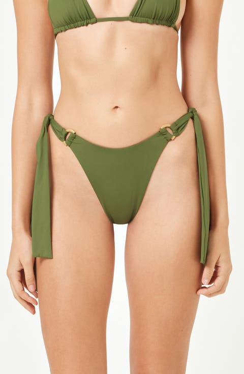 Kiki Tanga Side Tie Bikini Bottoms