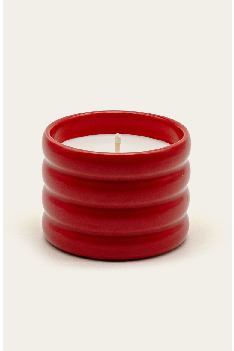 Ceramic Candle, Main, color, Spiced Rosa