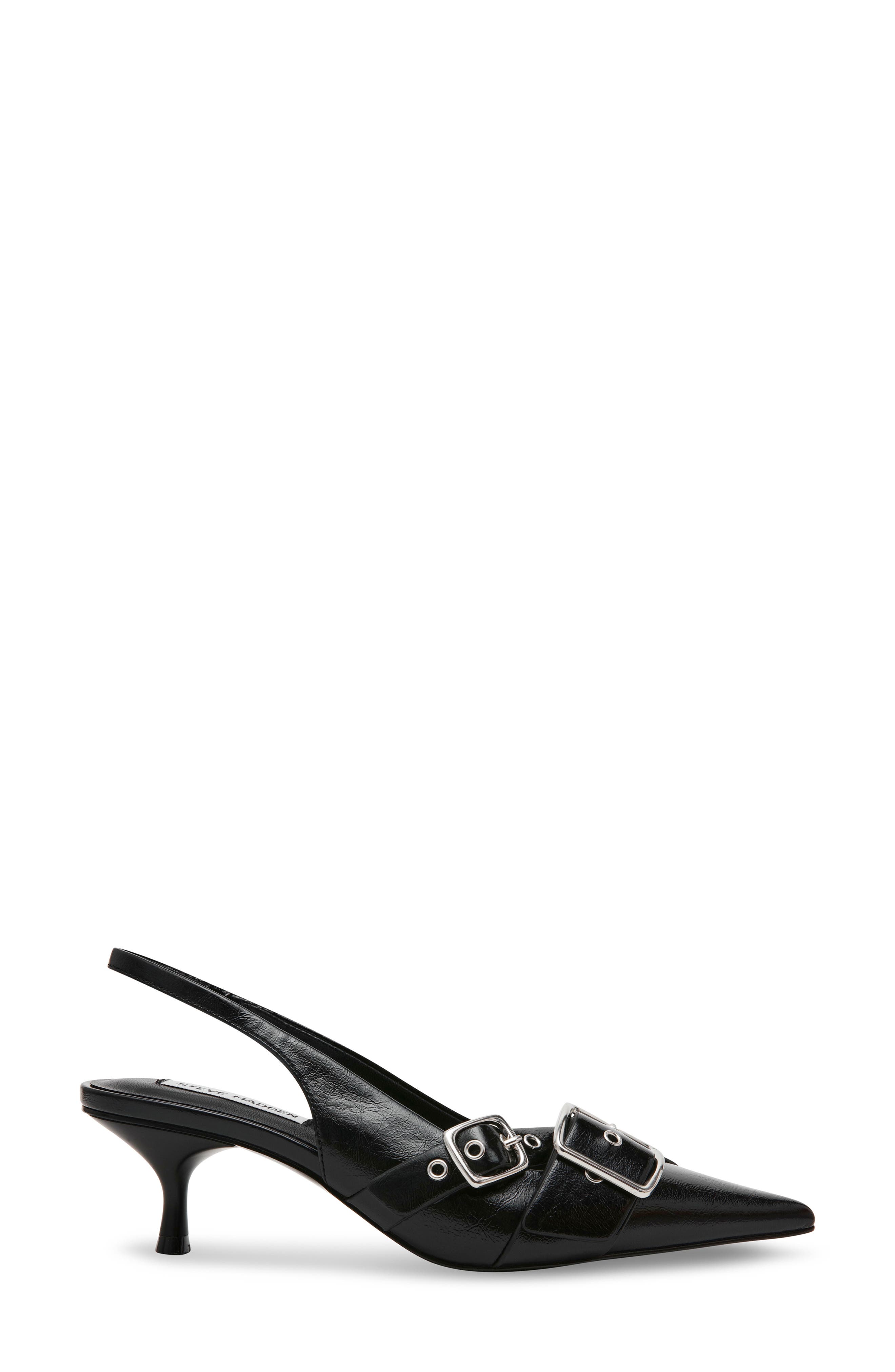 Steve Madden Lezley Kitten Heel Slingback Pump, Alternate, color, 
