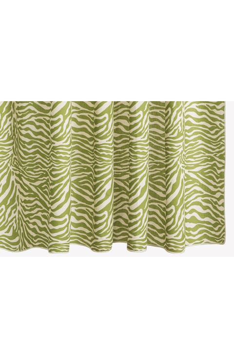 Regine Zebra Stripe Shower Curtain