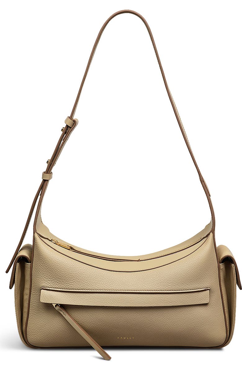 Radley The Fitzrovia Small Ziptop Shoulder Bag, Main, color, Stone