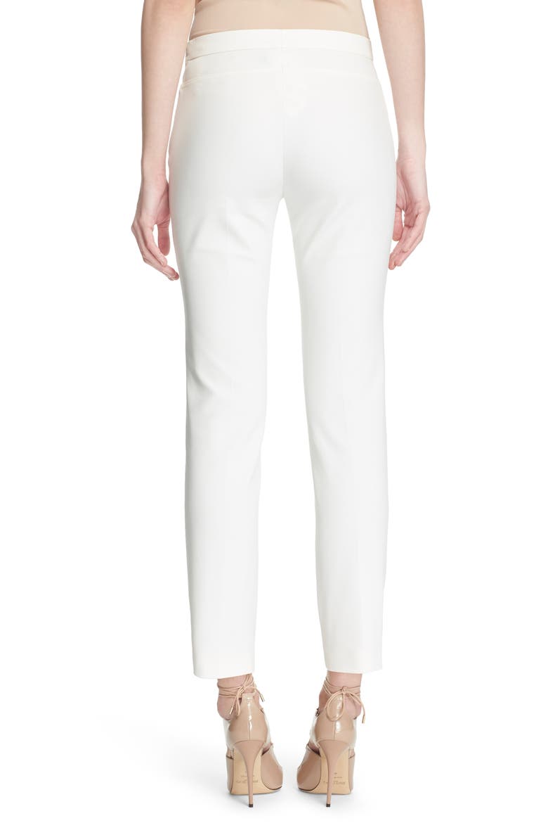 Franca Techno Cotton Blend Ankle Pants, Alternate, color, CREAM