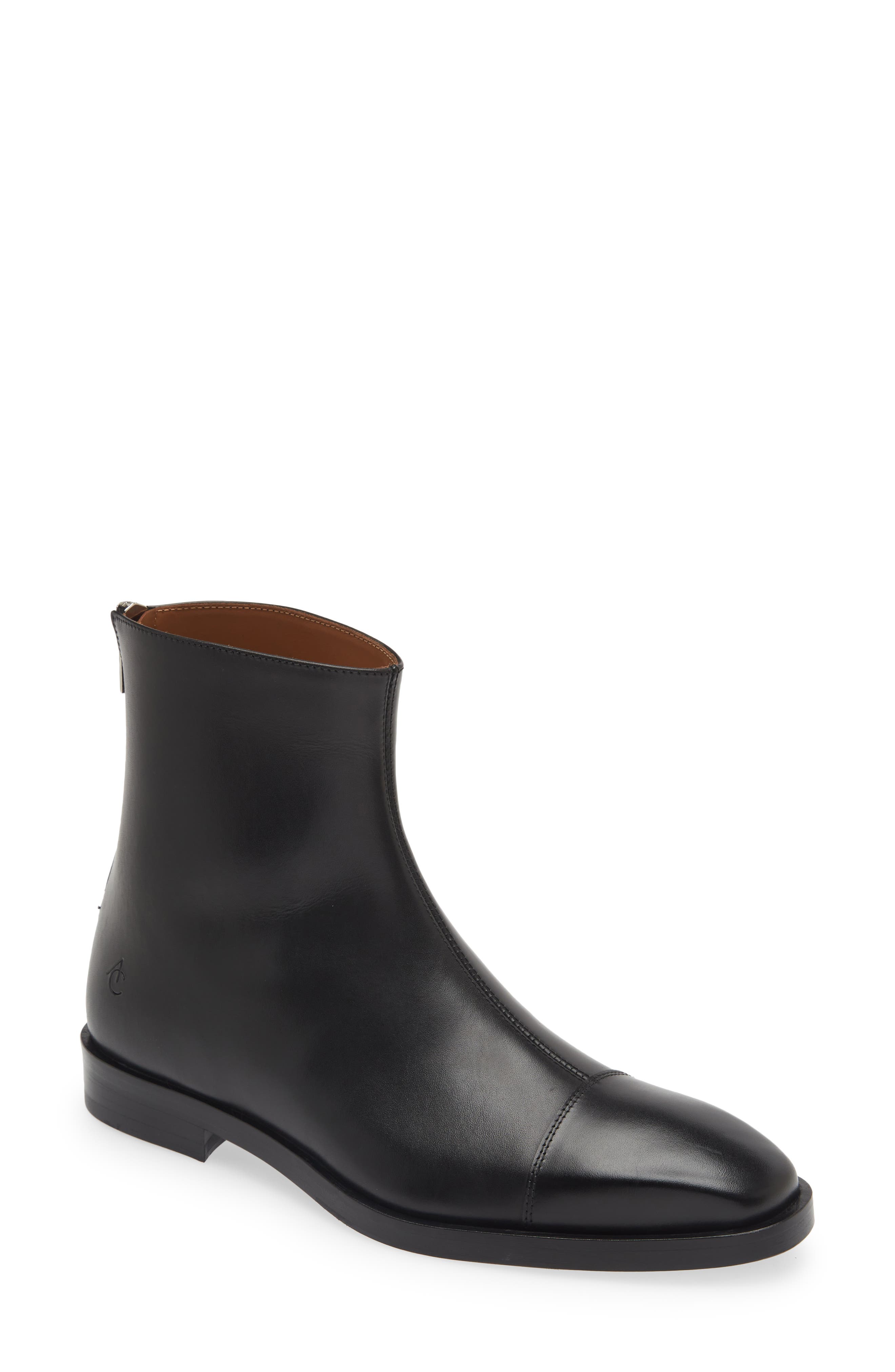 ARMANDO CABRAL Cufar Cap Toe Zip Boot, Main, color, 