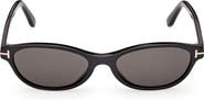 TOM FORD Chloe 52mm Oval Sunglasses