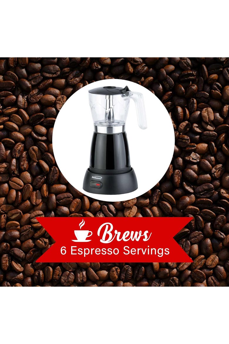 Electric Moka Pot Espresso Machine, Alternate, color, Black